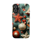 Festive Holiday Tough Phone Cases, Christmas Phone Covers, Durable Cases for Gifts, Fun Winter Accessories, Holiday Decor
