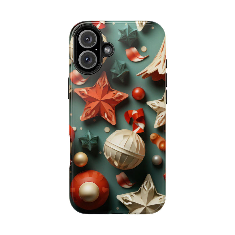 Festive Holiday Tough Phone Cases, Christmas Phone Covers, Durable Cases for Gifts, Fun Winter Accessories, Holiday Decor
