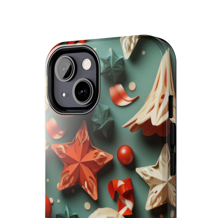 Festive Holiday Tough Phone Cases, Christmas Phone Covers, Durable Cases for Gifts, Fun Winter Accessories, Holiday Decor