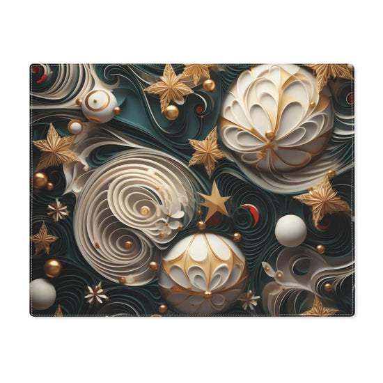 Elegant Holiday Placemat - Christmas Table Decor, Festive Dinnerware, Unique Home Decoration, Seasonal Dining, Table Setting