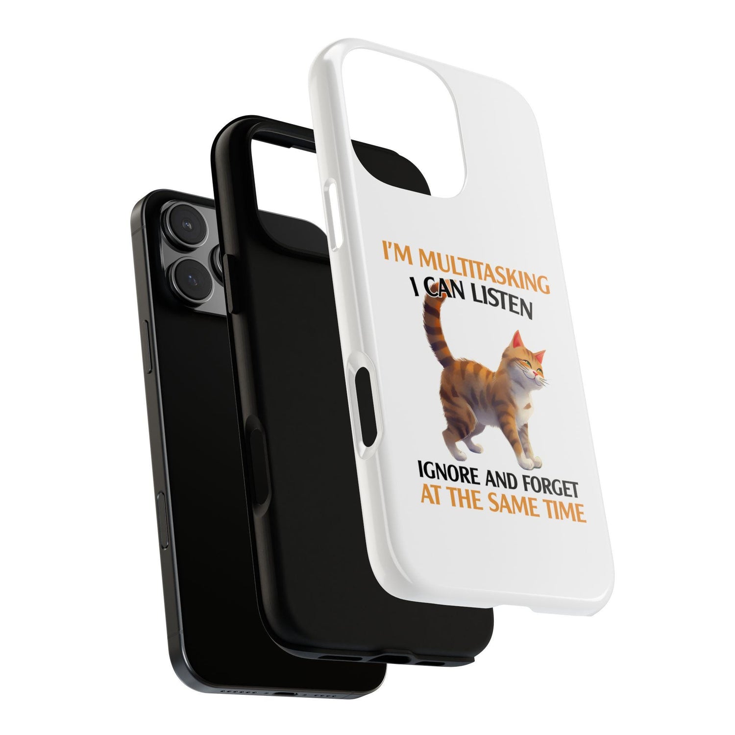 Tough Cases, Iphone 16, Iphone 15, Sarcastic silly animal phone cases, funny grad gift, personalized custom phone cover, humorous phone case