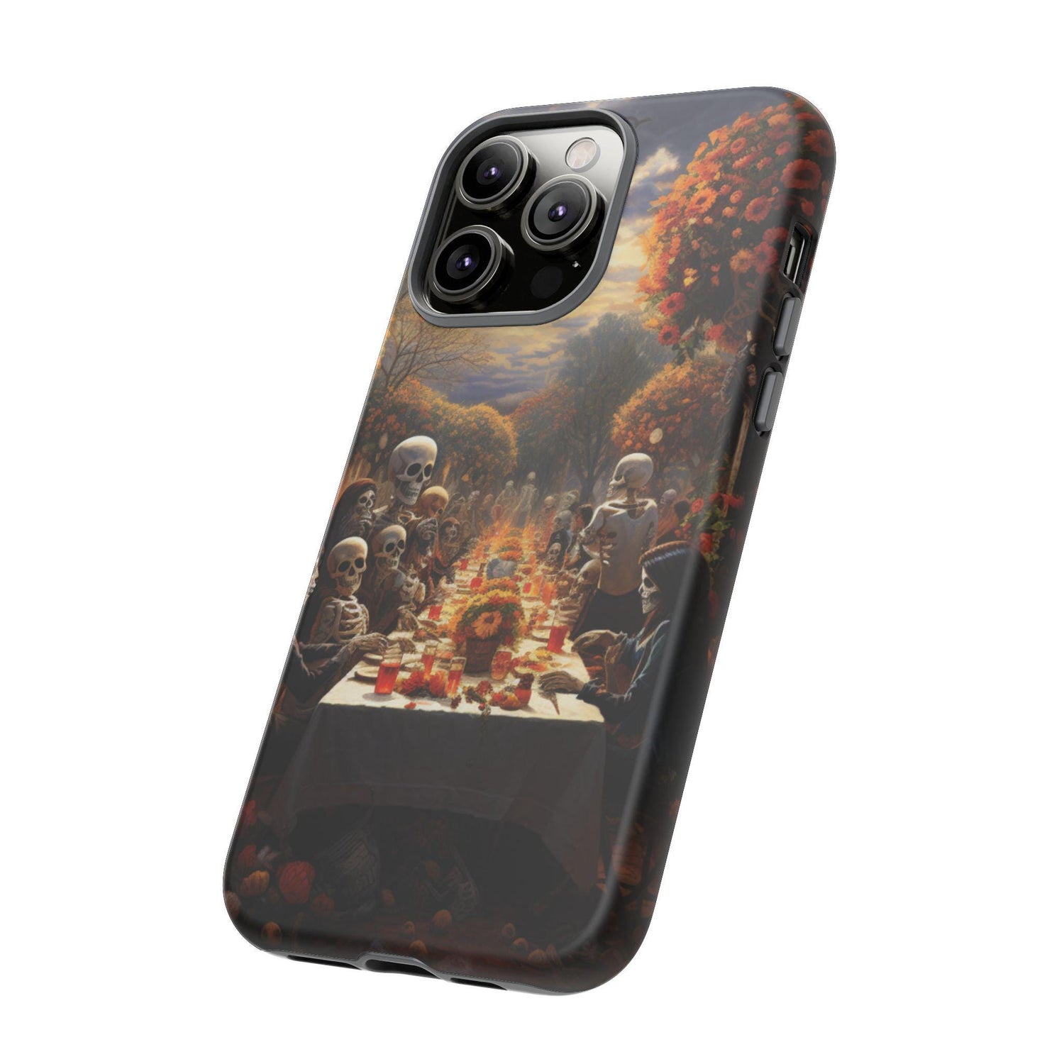 Day of the Dead iphone cases, Samsung Phone Case, Google Pixel case, Extra strong phone case, Black Phone case, Gothic gift, Halloween