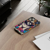 Tough Cases, Shih Tzu Celestial Tarot Card iPhone 16/15 Cover, Dog Pet Design, Protective Phone Accessories, Unique Gifts, Phone Shell