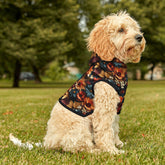 Fall Floral Pet Hoodie - Stylish Custom Design for Casual Walks, Travel, and Pet Lovers - Perfect Holiday Gift, Dog or Cat Owner Apparel