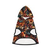 Fall Floral Pet Hoodie - Stylish Custom Design for Casual Walks, Travel, and Pet Lovers - Perfect Holiday Gift, Dog or Cat Owner Apparel