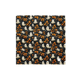 Halloween Pet Bandana all over mini ghosts print stylish casual walk travel designer adorable cat dog human scarf