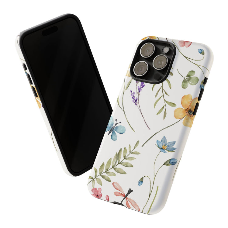 Floral Phone Cases, Pretty Flower Tough Cases, Personalized Iphone Android Covers, Gift for Her, Bloom Design