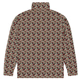 Unisex All-Over Print Rose Pattern Track Jacket - Stylish Casual Wear for All Occasions