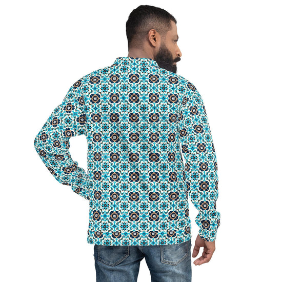 Vibrant Color All-Over Pattern Print - Casual Stylish Attire for Everyday Wear & Date Nights