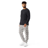 Designer Men’s Joggers | Casual All-Over Print | Soft Cozy Everyday Wear | Stylish for Date Night & Jogging