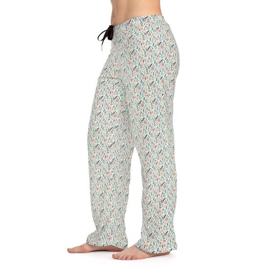 Pantalones de pijama florales acogedores para mujer, ropa de dormir holgada para Navidad, ropa de estar por casa, regalo de cumpleaños, ropa de dormir cómoda