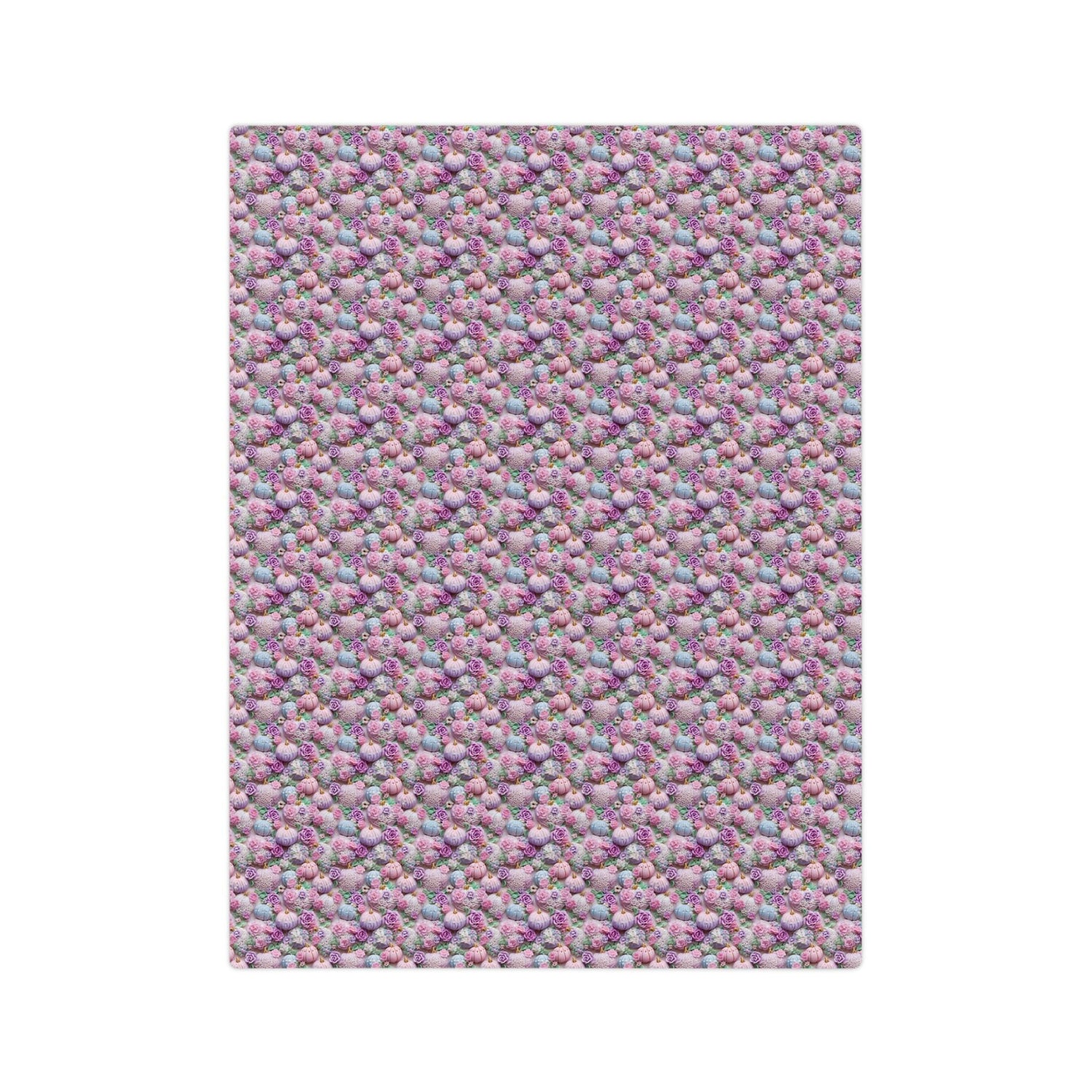 Floral Fall Velveteen Microfiber Blanket | Cozy Gift for Home, Sofa Throw, Bedroom Decor, Mother&