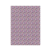 Floral Fall Velveteen Microfiber Blanket | Cozy Gift for Home, Sofa Throw, Bedroom Decor, Mother&