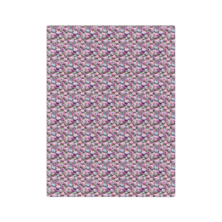 Floral Fall Velveteen Microfiber Blanket | Cozy Gift for Home, Sofa Throw, Bedroom Decor, Mother&