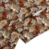 Stunning All-Over Fall Floral Print Midi Dress | Long Sleeve | Autumn Elegance