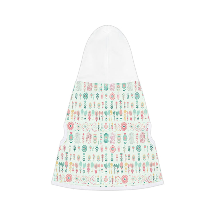 Boho Floral Pet Hoodie | Cozy Dog Sweater, Trendy Cat Apparel, Dog Lovers Gift, Cute Pet Fashion, Pet Costume for Every Occasion