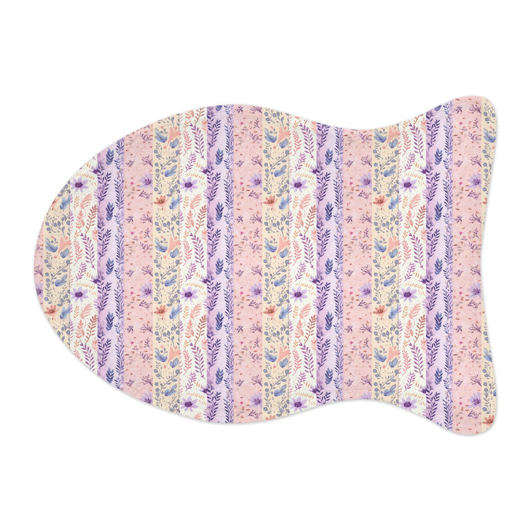 Floral Pet Feeding Mats for Stylish Dining, Dog Dish Mat, Kitty Bowl Mat, Non-Slip Animal Feeding Pad, Pet Decor Gift