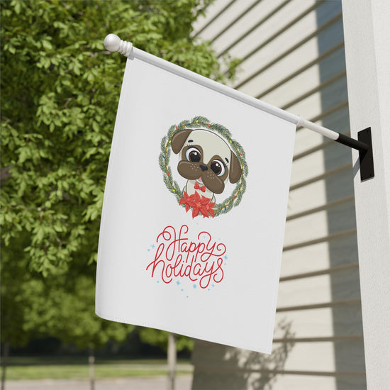 Garden & House Banner, Happy Holidays Bannner, Outside Decor, Holiday Decor, Lawn Decorations, Outdoor Xmas Decorations