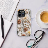 Tough Case for iPhone®, pretty floral crotchet phone cover fashion stylish design protector apple phone case