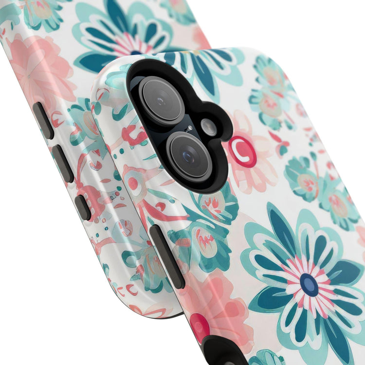 Floral Impact-Resistant IPhone Case | Vibrant Flower Design, Cute Gift for Her, Floral Accessories, Durable Protection, Spring Decor