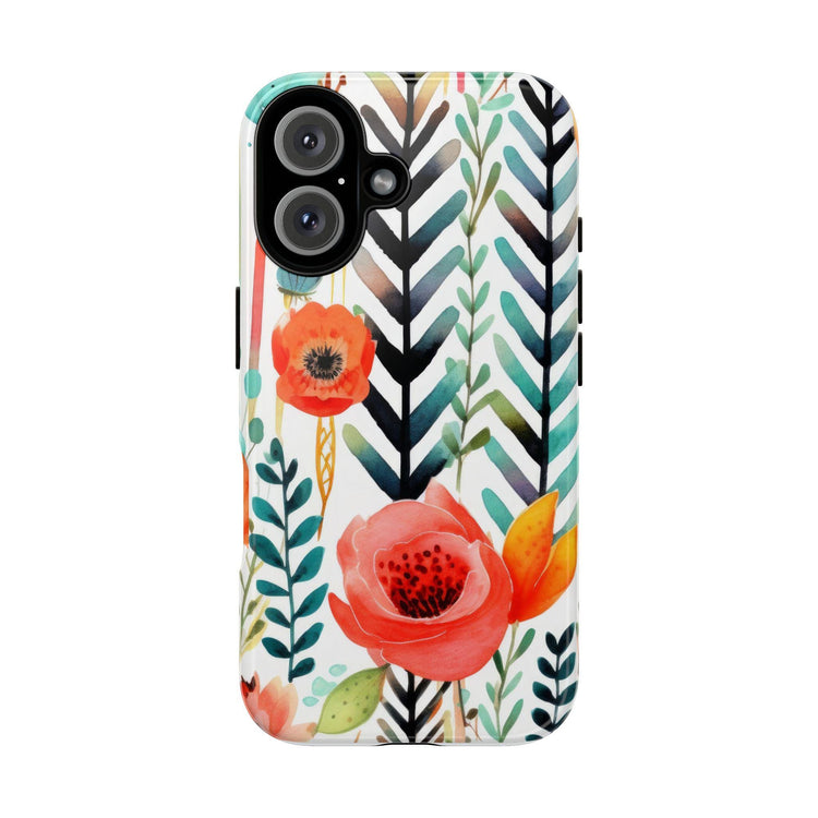 Floral Tough Phone Case | Vibrant, Durable, Gift for Her, Women&