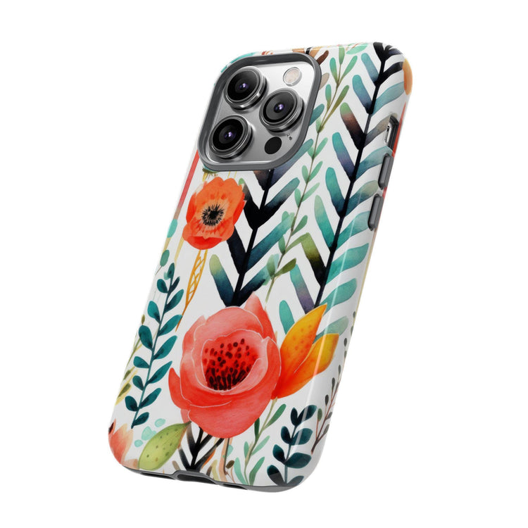 Floral Tough Phone Case | Vibrant, Durable, Gift for Her, Women&