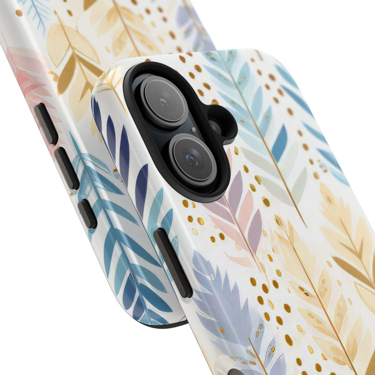 Boho Chic Tough Phone Case, Floral Phone Cover, Protective Case for iPhone, Gift for Her, Nature Lover Accessory