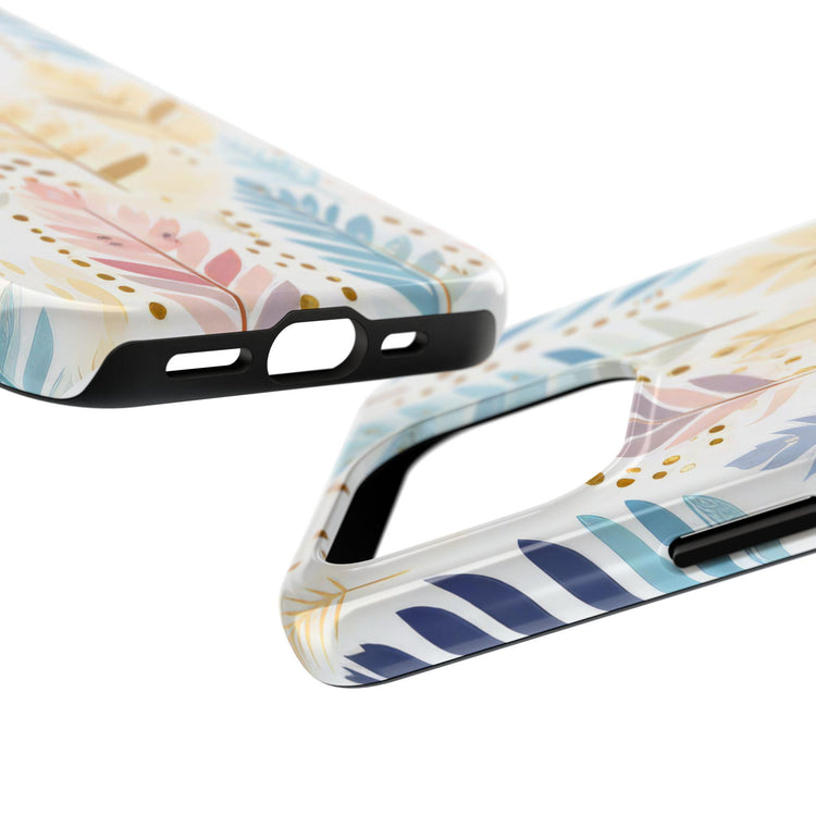 Boho Chic Tough Phone Case, Floral Phone Cover, Protective Case for iPhone, Gift for Her, Nature Lover Accessory