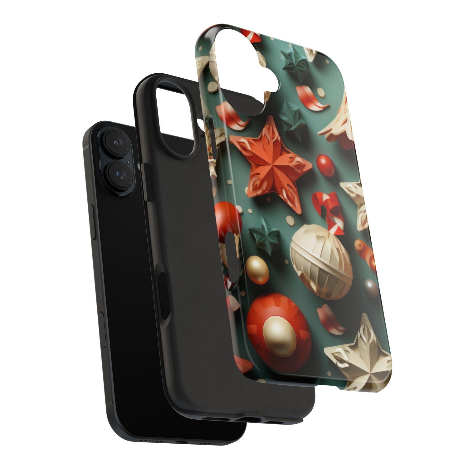 Festive Holiday Tough Phone Cases, Christmas Phone Covers, Durable Cases for Gifts, Fun Winter Accessories, Holiday Decor