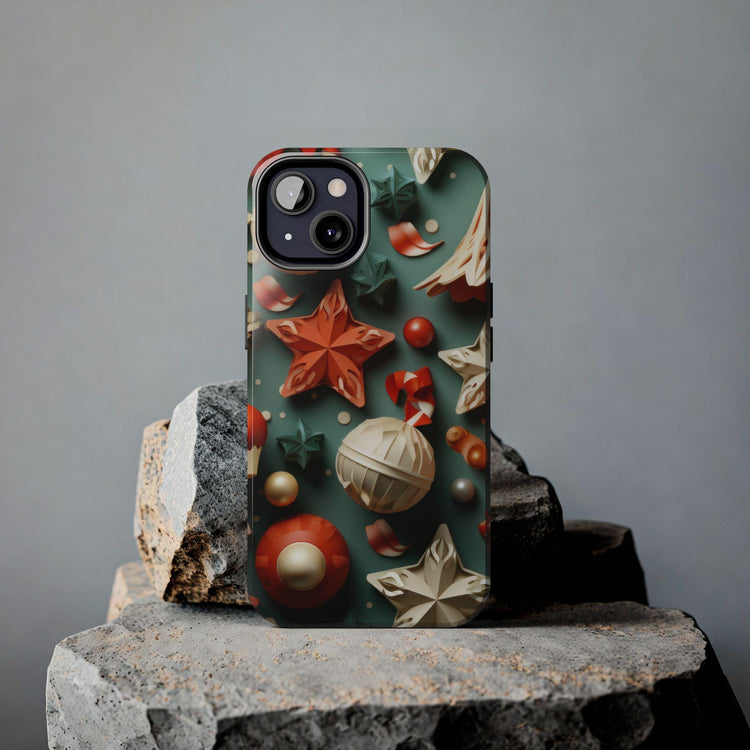 Festive Holiday Tough Phone Cases, Christmas Phone Covers, Durable Cases for Gifts, Fun Winter Accessories, Holiday Decor