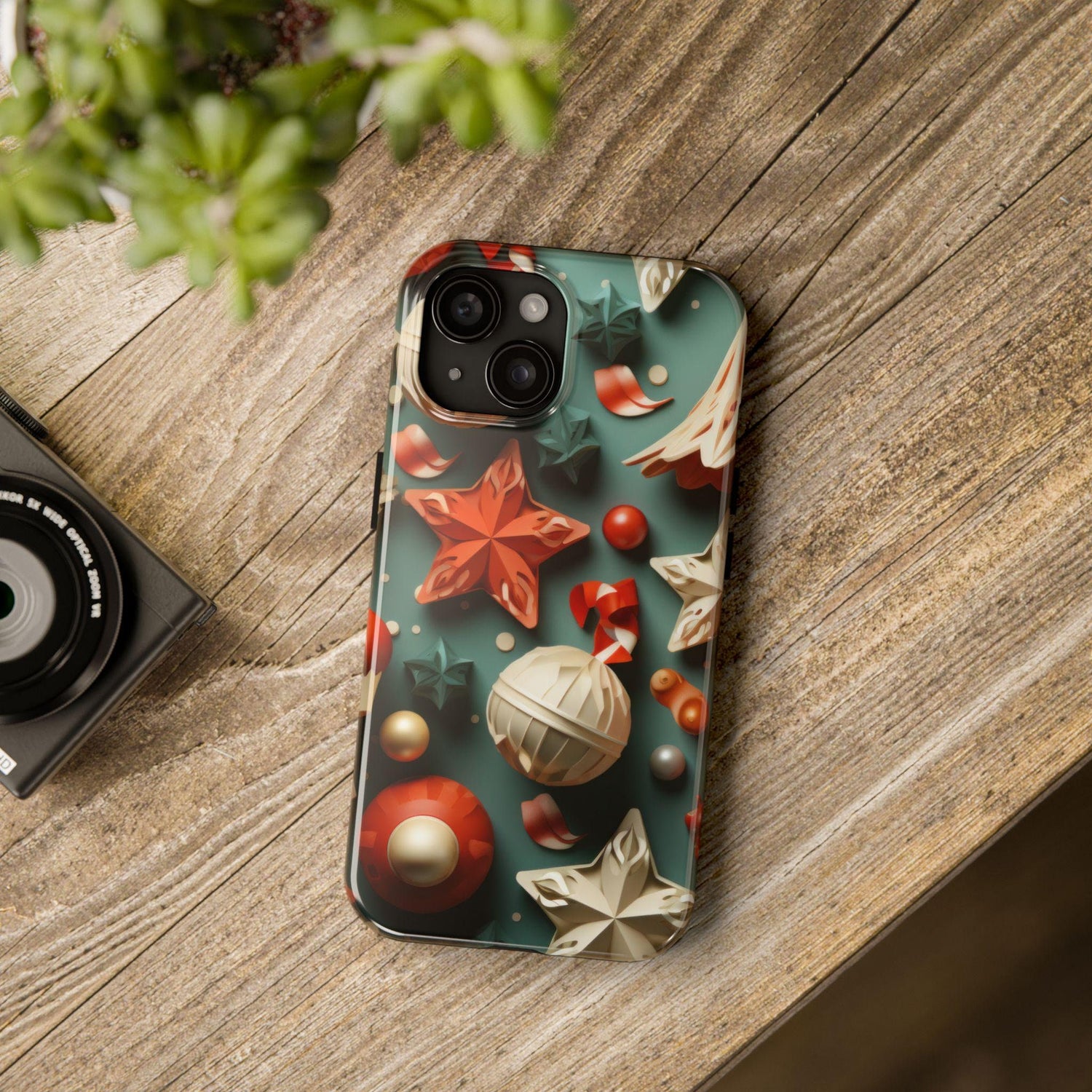 Festive Holiday Tough Phone Cases, Christmas Phone Covers, Durable Cases for Gifts, Fun Winter Accessories, Holiday Decor