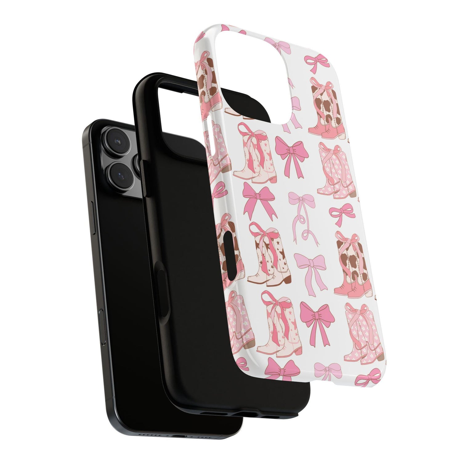 Tough Cases, Pink coquette phone case cover, Pretty in pink cowgirl, Variety Iphone cases, Barbie fashion, Sturdy phone cover