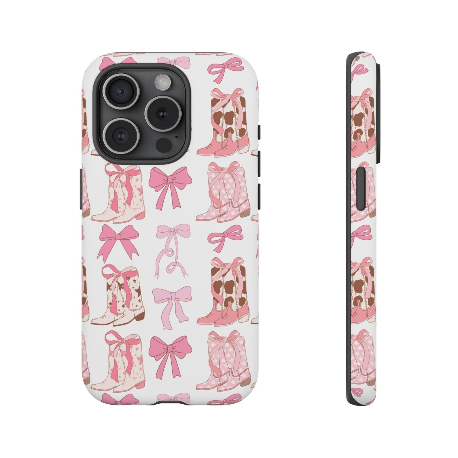 Tough Cases, Pink coquette phone case cover, Pretty in pink cowgirl, Variety Iphone cases, Barbie fashion, Sturdy phone cover