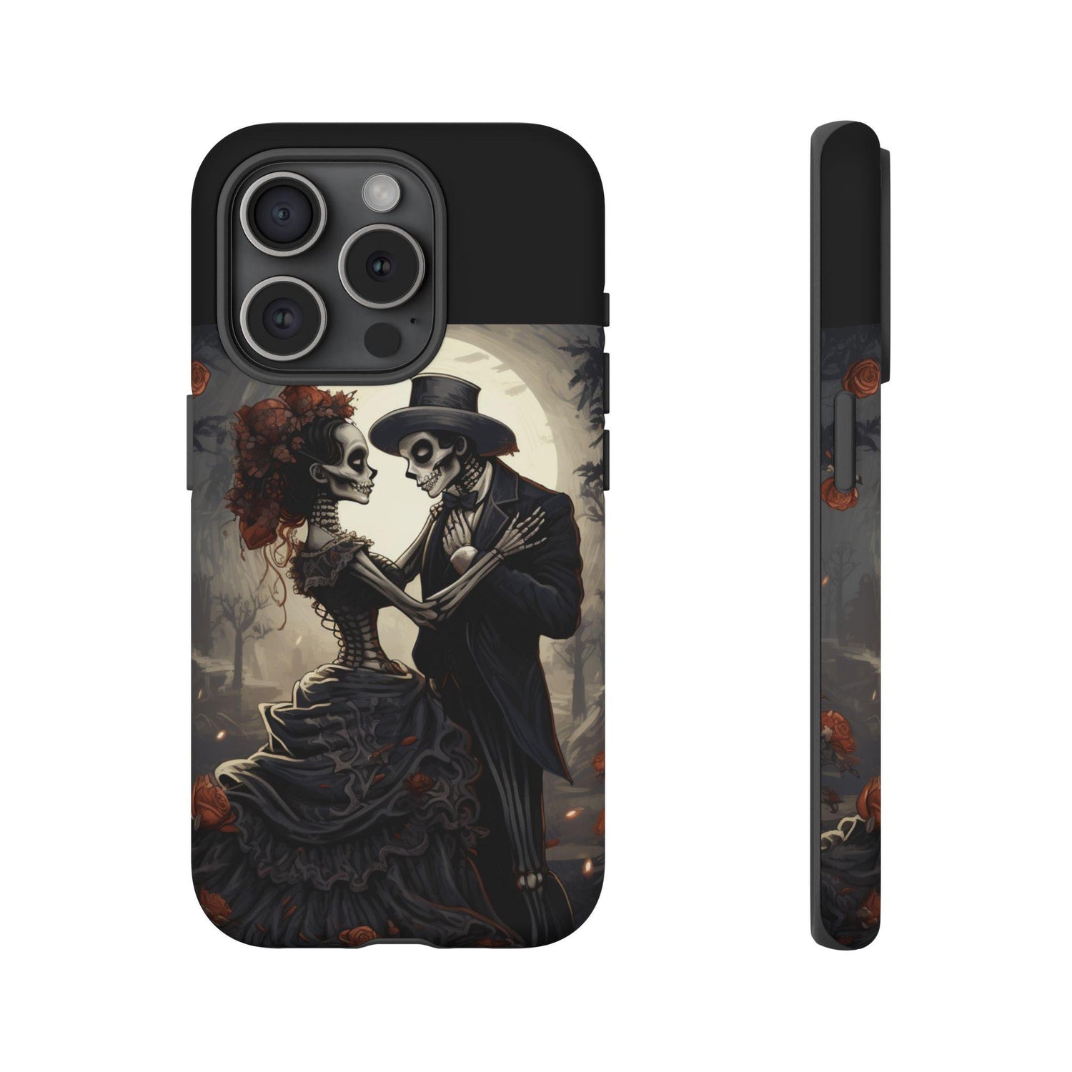 Phone Cases, Tough, Novelty, Day of the Dead, Halloween, Dia de los Muertos, Iphone Samsung Google Pixel, Protective Cover, Unique Case