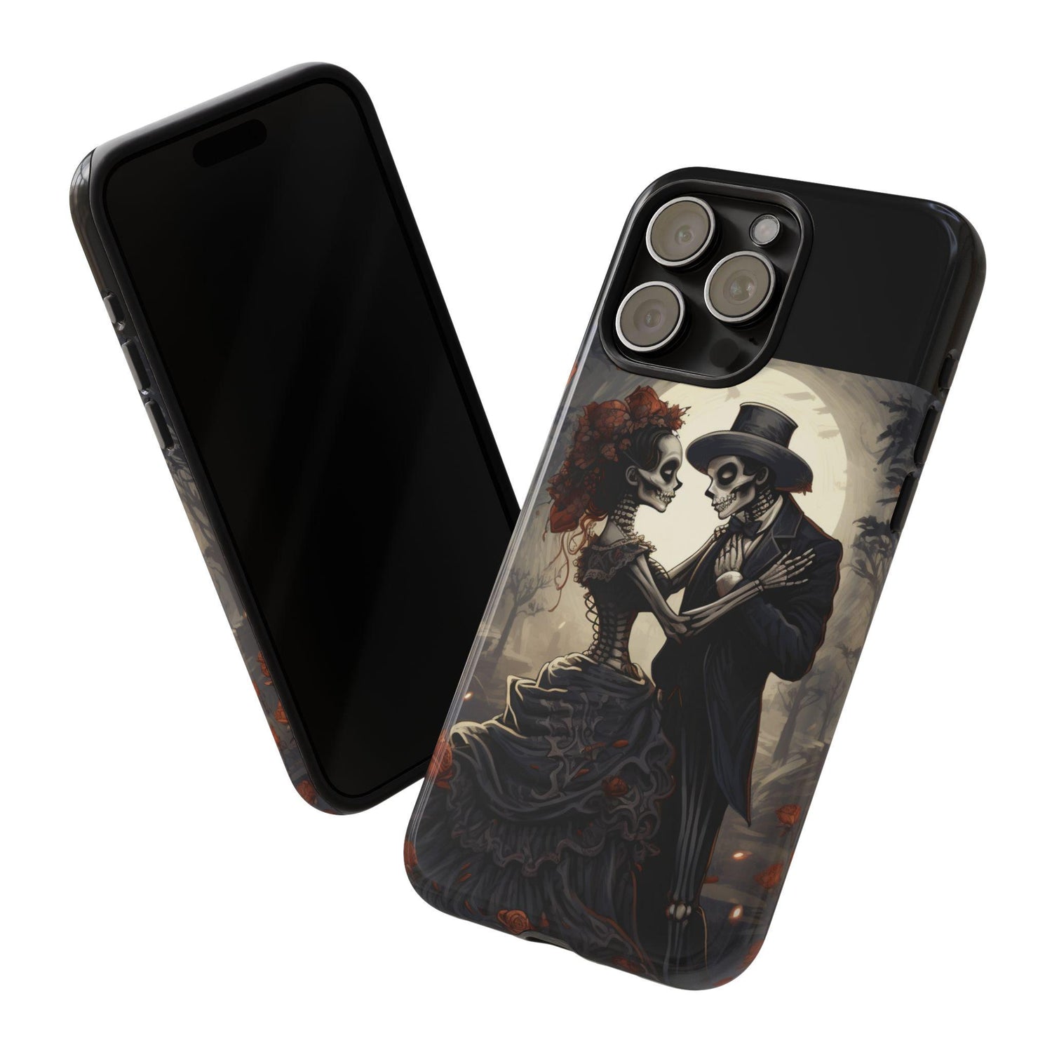 Phone Cases, Tough, Novelty, Day of the Dead, Halloween, Dia de los Muertos, Iphone Samsung Google Pixel, Protective Cover, Unique Case