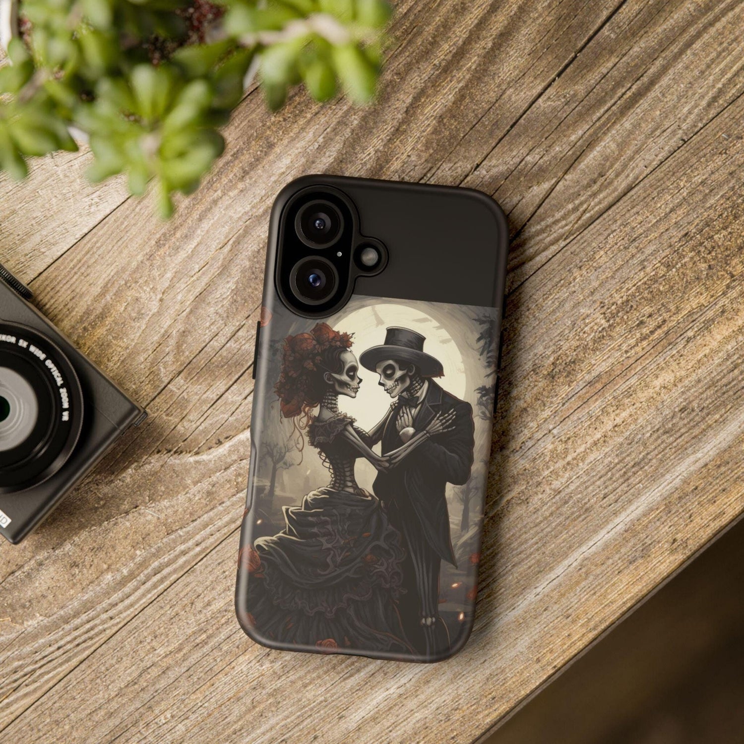 Phone Cases, Tough, Novelty, Day of the Dead, Halloween, Dia de los Muertos, Iphone Samsung Google Pixel, Protective Cover, Unique Case