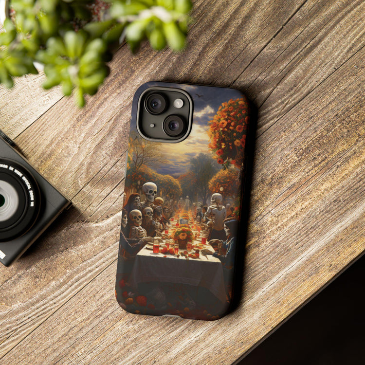 Day of the Dead iphone cases, Samsung Phone Case, Google Pixel case, Extra strong phone case, Black Phone case, Gothic gift, Halloween