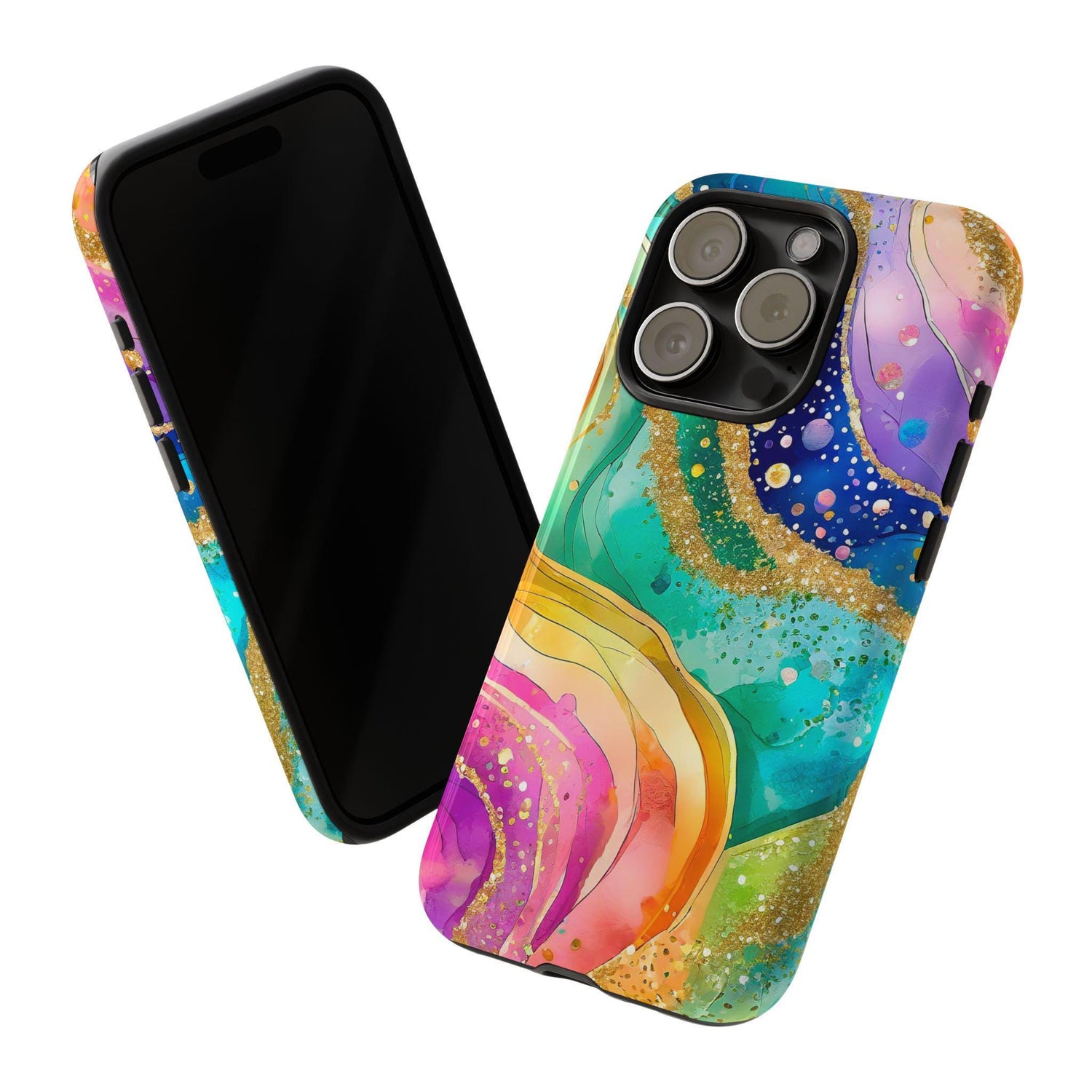Tough Cases, Vibrant Colorful Iphone sturdy hardcover cases, Designer Style Iphone shell covers, Delightful gift for Teens