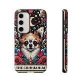 Samsung Tough Cases, Chihuahua Pet Portrait Phone Cover, Android Everyday Cover, Colorful Dog Print, Customized Personal Gift. Gift for Dog
