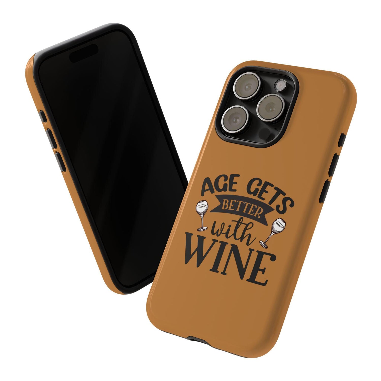 Phone Cases, Wine Themed, Funny Saying, Sturdy Shell Cover Case, Iphone & Android, Strong Protective Hard Case - Tough Cases
