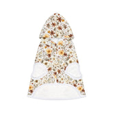 Floral Pet Hoodie, Cozy Dog Sweater, Cute Puppy Clothes, Autumn Pet Fashion, Perfect for Dog Lovers