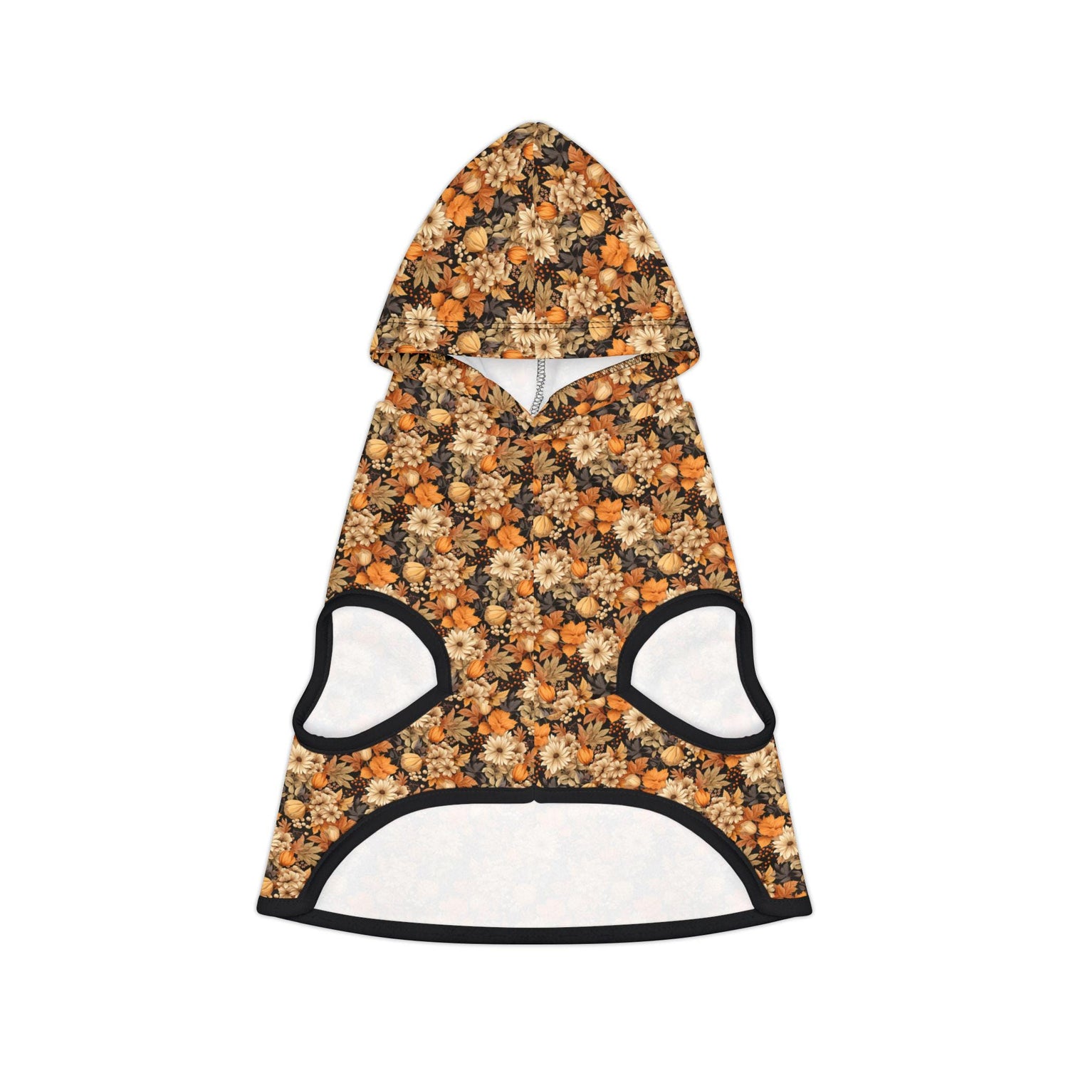 Floral Pet Hoodie, Cozy Fall Dog Sweater, Cute Cat Jacket, Perfect for Fall, Pet Apparel Gift for Animal Lovers, Outdoor Fun