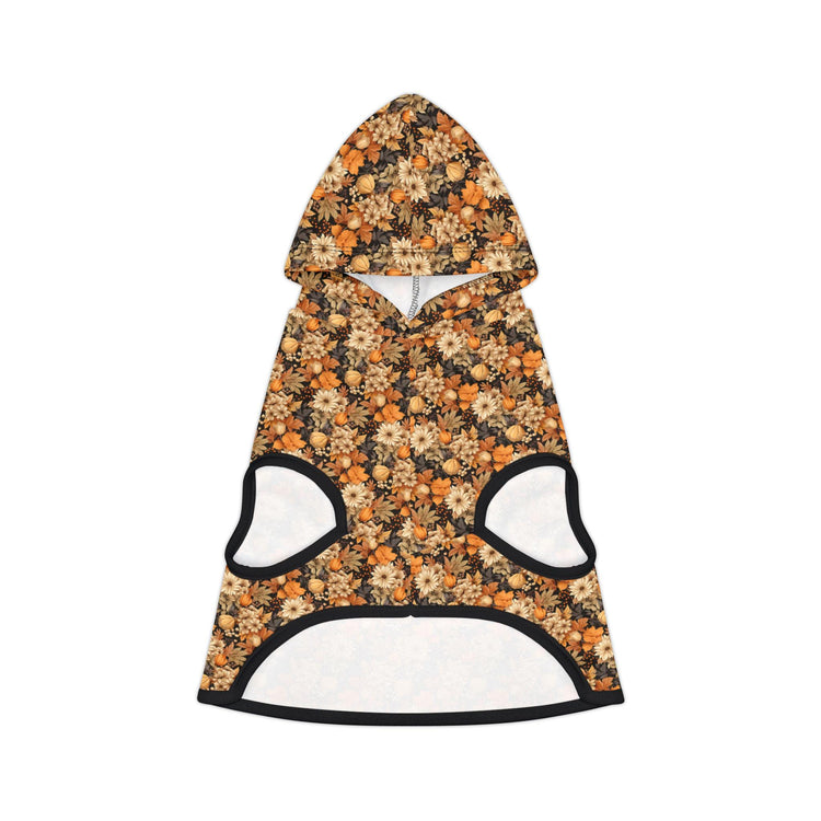 Floral Pet Hoodie, Cozy Fall Dog Sweater, Cute Cat Jacket, Perfect for Fall, Pet Apparel Gift for Animal Lovers, Outdoor Fun
