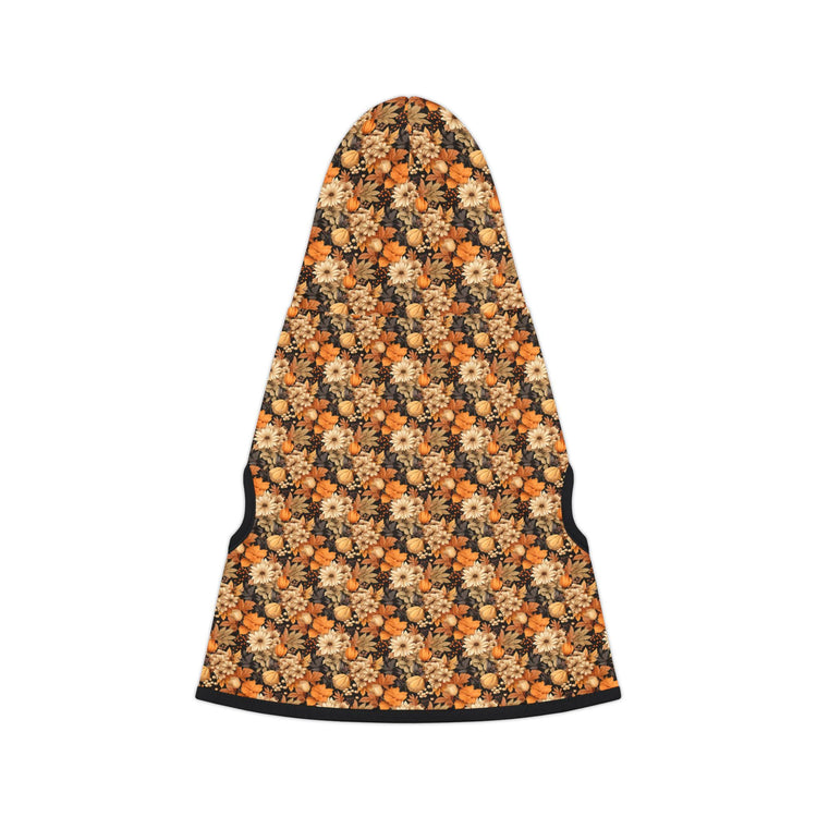 Floral Pet Hoodie, Cozy Fall Dog Sweater, Cute Cat Jacket, Perfect for Fall, Pet Apparel Gift for Animal Lovers, Outdoor Fun