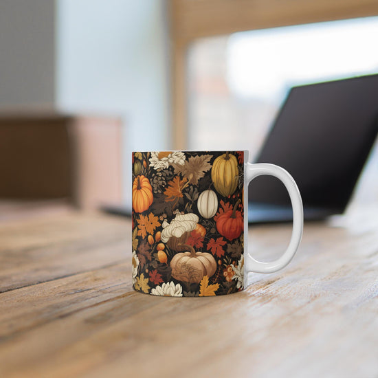 Cozy Autumn Pumpkin Mug | Fall Decor, Harvest Gift, Thanksgiving Coffee Cup, Pumpkin Spice Lover, Seasonal Drinkware