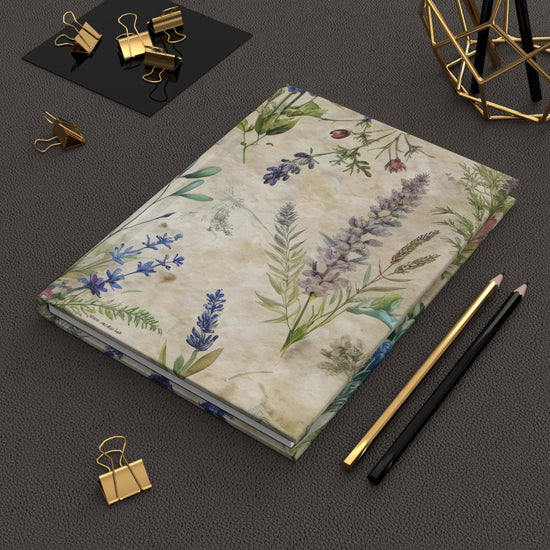 Botanical Hardcover Journal for Nature Lovers | Floral Journal, Garden Notebook, Eco-Friendly Diary, Gift for Writers, Creative Journal