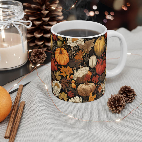 Cozy Autumn Pumpkin Mug | Fall Decor, Harvest Gift, Thanksgiving Coffee Cup, Pumpkin Spice Lover, Seasonal Drinkware