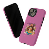 Fierce Fabulous: Humorous Pink Tough Case for Dog Lovers - Perfect Birthday Gift for Pet Enthusiasts & Veterinarians
