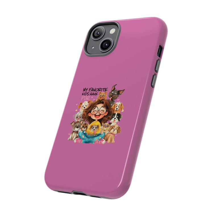 Fierce Fabulous: Humorous Pink Tough Case for Dog Lovers - Perfect Birthday Gift for Pet Enthusiasts & Veterinarians
