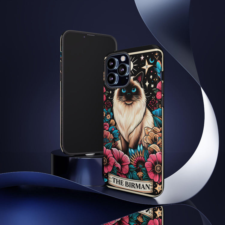 Tough Cases, Glossy Matte Phone Cover, The Birman Tarot Card, iPhone, Android, Sturdy Strong Stylish Hard Case